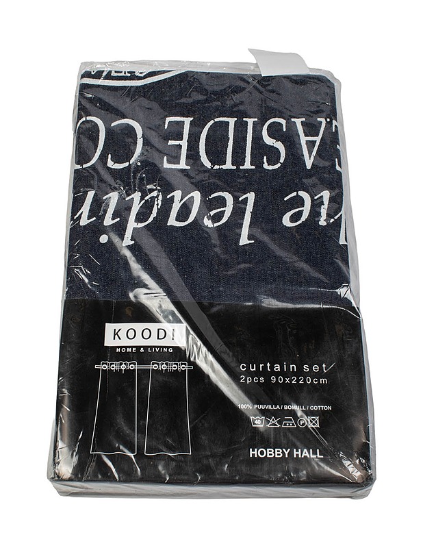 KOODI verhosetti, 90x220 cm - 2 kpl - Verhot ja kapat - 10105501769 - 0