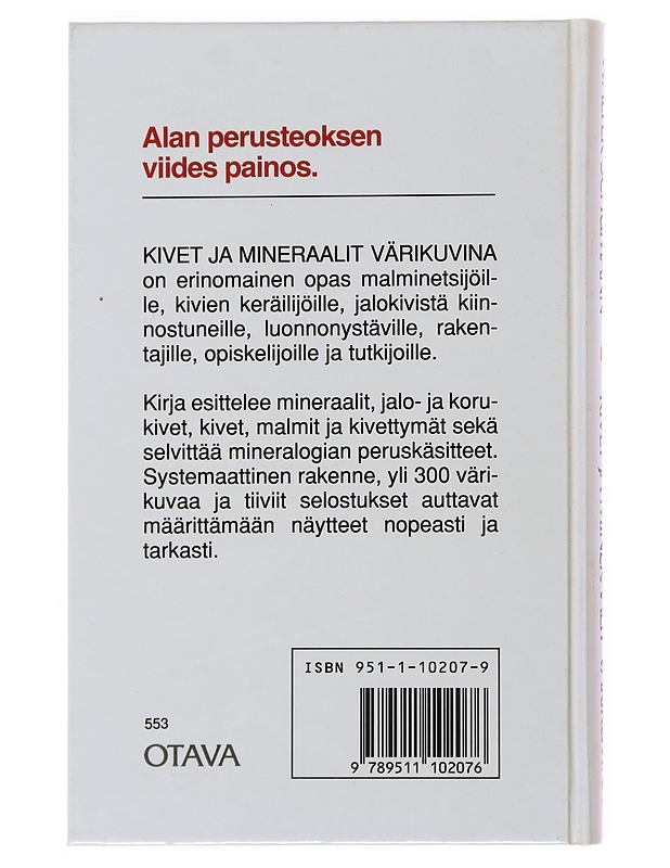 Kivet ja mineraalit värikuvina - Walter Schumann - Tietokirjat ja oppaat - 10105501801 - 1