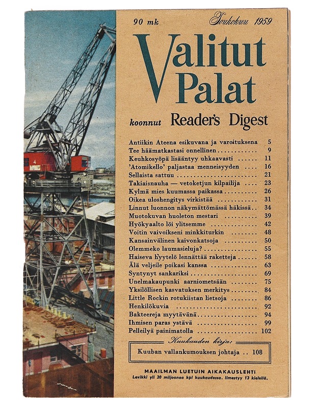 Valitut Palat : Toukokuu 1959 - Tietokirjat ja oppaat - 10105501821 - 0