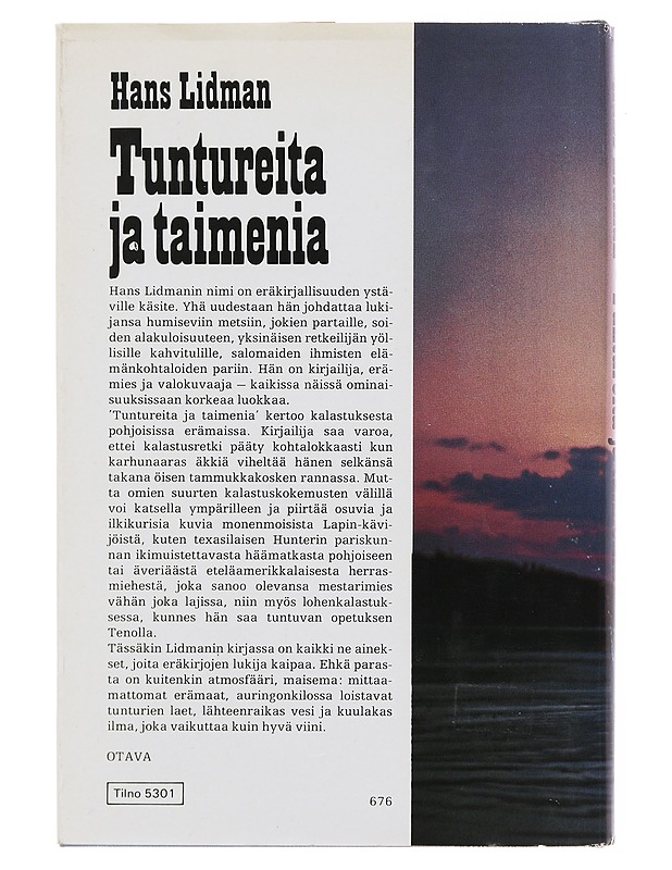 Tuntureita ja taimenia - Lidman, Hans - Harrastekirjat - 10105501850 - 1