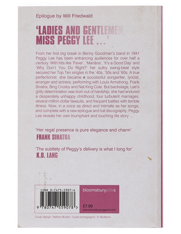 Miss Peggy Lee : An Autobiography - Elämäkerrat ja muistelmat - 10105501848 - 1