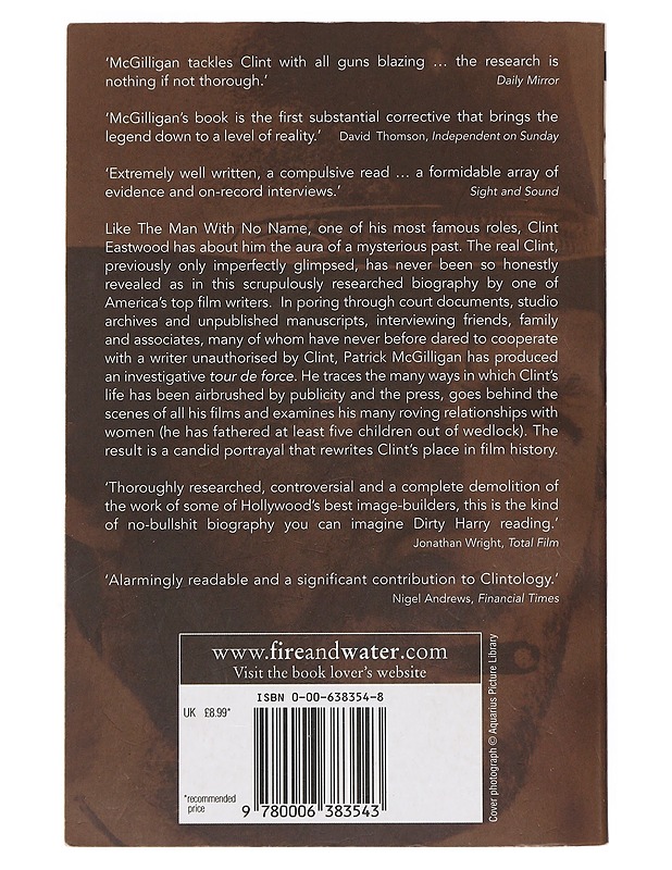 Clint : The Life and Legend - Patrick McGilligan - Elämäkerrat ja muistelmat - 10105501861 - 1
