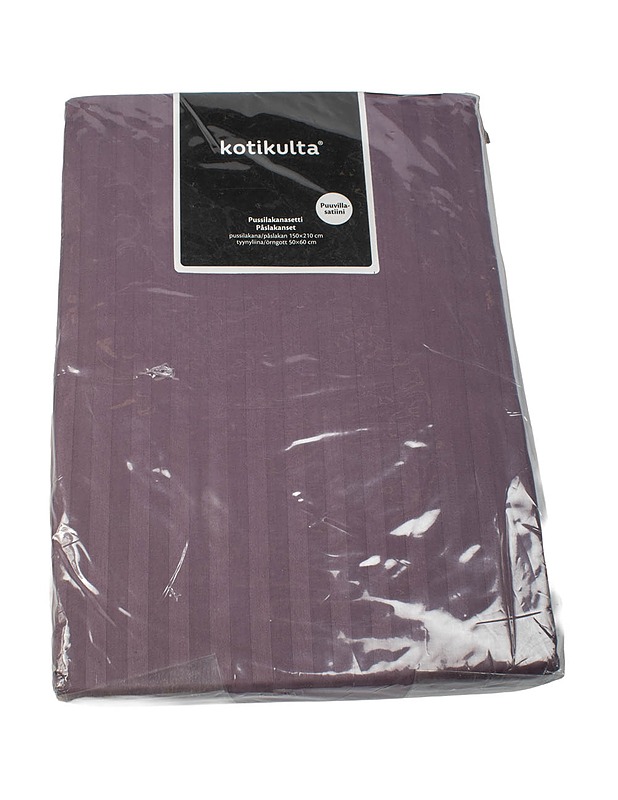 KOTIKULTA pussilakanasetti, 150x210 cm + 50x60 cm - Liinavaatteet - 10105501877 - 0
