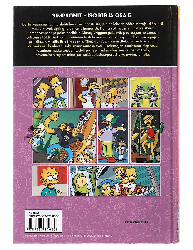 Simpsonit : iso kirja Osa 5 - Sahlgren, Jari - Sarjakuvat - 10105501888 - 1