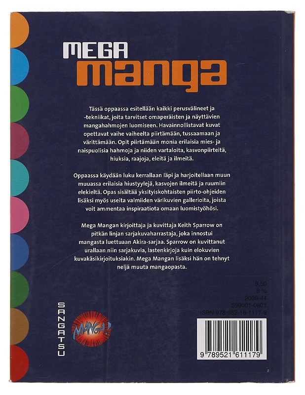 Mega manga 1 : opas mangatyyliseen piirtämiseen - Sparrow, Keith - Sarjakuvat - 10105501893 - 1