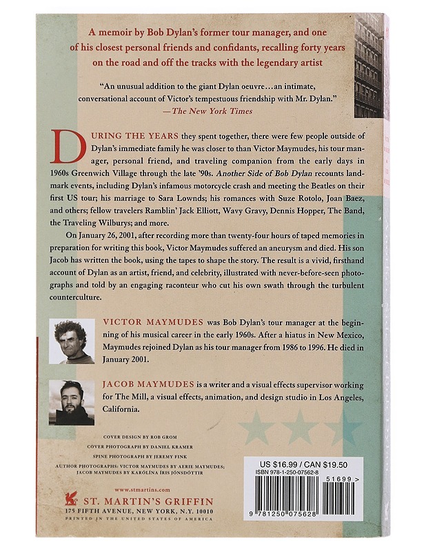 Another Side Of Bob Dylan - Victor Maymudes - Romaanit ja novellit - 10105501937 - 1