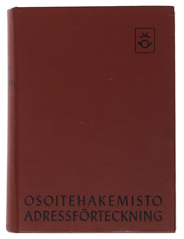 Osoitehakemisto - Posti- ja lennätinlaitos - Tietokirjat ja oppaat - 10105501948 - 0