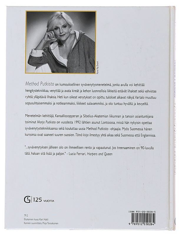 Method Putkisto : syvävenytyksellä solakaksi - Marja Putkisto - Tietokirjat ja oppaat - 10105501985 - 1