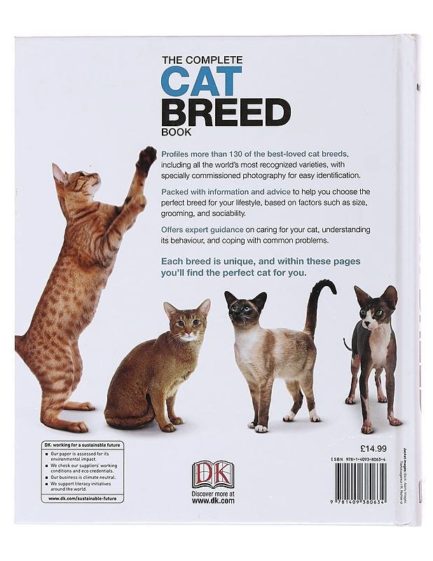 The Complete Cat Breed Book - Dennis-Bryan, Kim - Tietokirjat ja oppaat - 10105501989 - 1