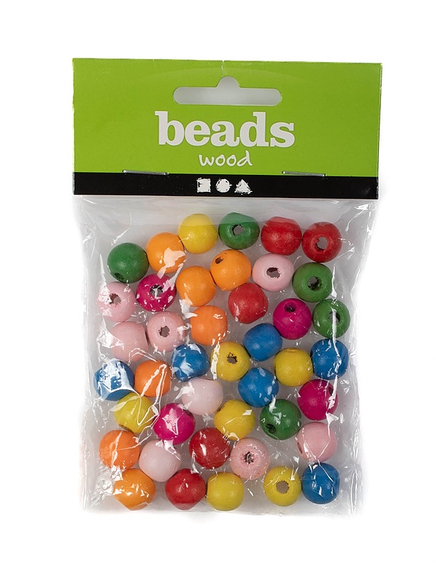 CC HOBBY Wood Beads puuhelmet - Askartelu - 10105502005 - 0