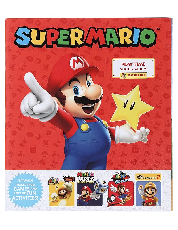 Super Mario Play Time Sticker Album - Lastenkirjat - 10105502011 - 0