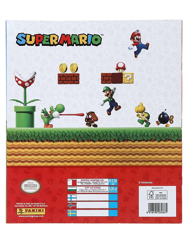 Super Mario Play Time Sticker Album - Lastenkirjat - 10105502011 - 1