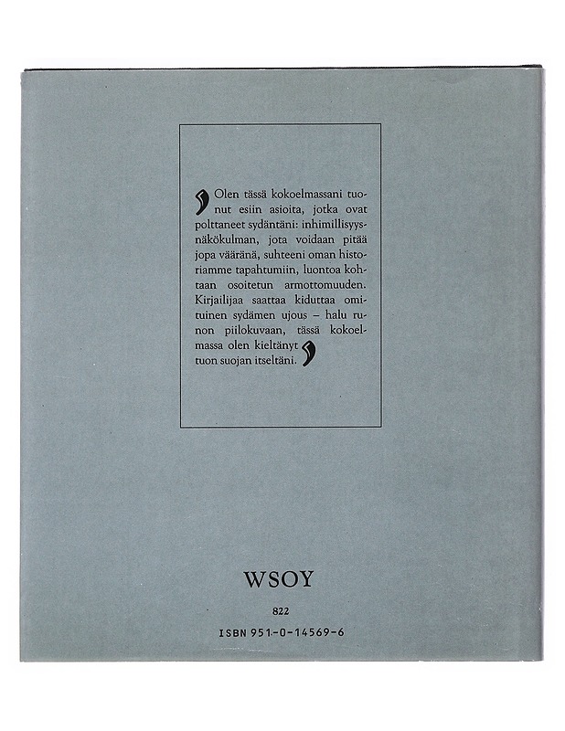 Sukupolveni unta : runoja - Helvi Hämäläinen - Runot ja näytelmät - 10105502013 - 1