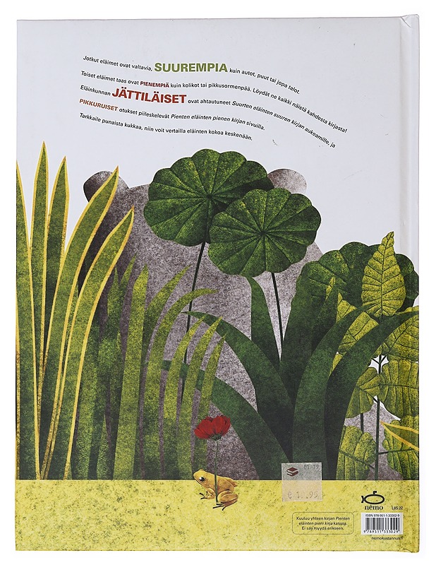 Suurten eläinten suuri kirja : Pienten eläinten pieni kirja - Banfi, Cristina - Lastenkirjat - 10105502058 - 1