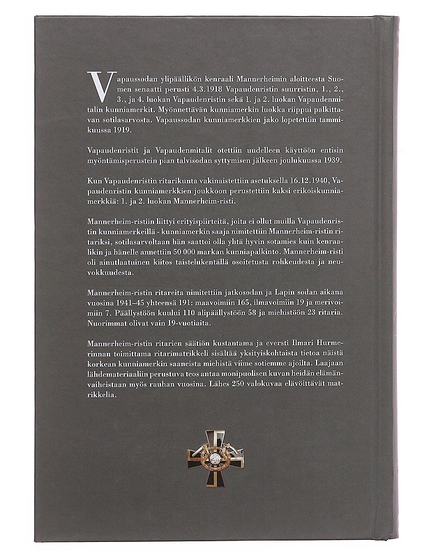 Mannerheim-ristin ritarit : ritarimatrikkeli - Hurmerinta, Ilmari - Tietokirjat ja oppaat - 10105502073 - 1