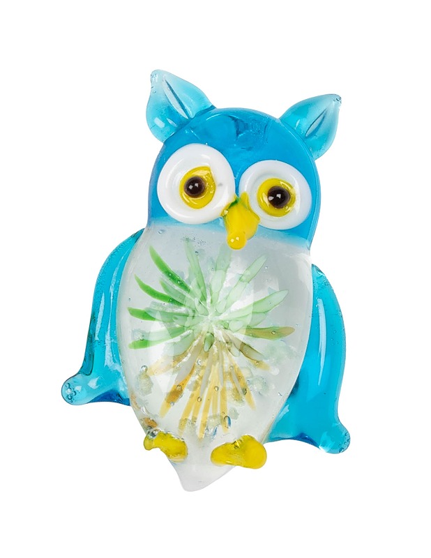 Lasinen pöllö-amuletti - Askartelu - 10105502102 - 0