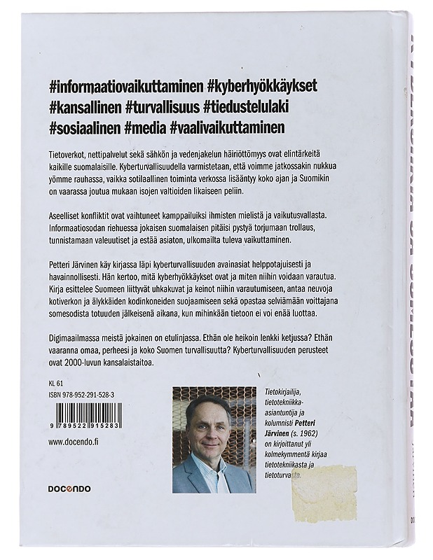 Kyberuhkia ja somesotaa - Järvinen, Petteri - Tietokirjat ja oppaat - 10105502119 - 1
