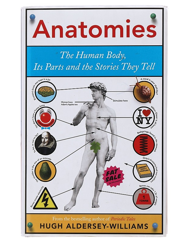 Anatomies : The Human Body, Its Parts And The Stories They Tell - Aldersey-Williams, Hugh - Tietokirjat ja oppaat - 10105502116 - 0