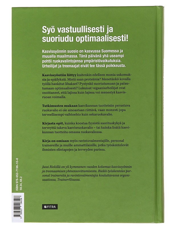 Liikkujan kasvisruokavalio - Jussi Riekki - Tietokirjat ja oppaat - 10105502123 - 1