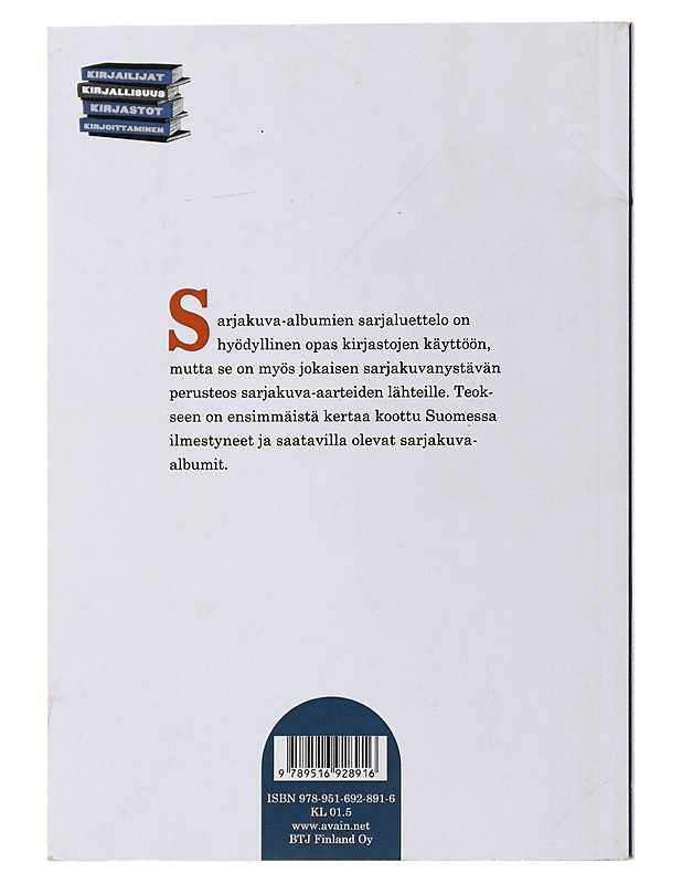 Sarjakuva-albumien sarjaluettelo - Hakkola, Kalle - Tietokirjat ja oppaat - 10105502132 - 1