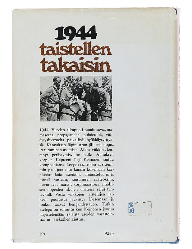1944 Taistellen Takaisin - Yrjö Keinonen - Historiakirjat - 10105502171 - 1