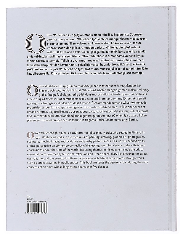 Future Tense - Oliver Whitehead - Taide- ja kulttuurikirjat - 10105502273 - 1