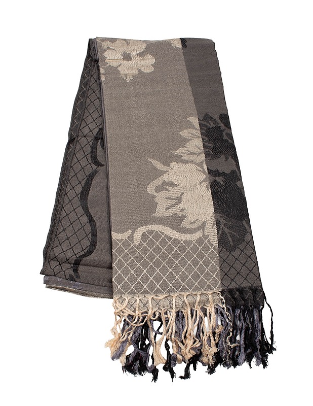 Iso Kukkahuivi, 190x70 cm - Kaulahuivit - 10105502281 - 0