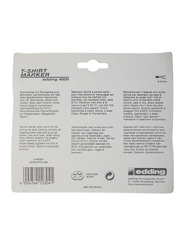 EDDING tekstiilitussi - Käsityö - 10105502297 - 1