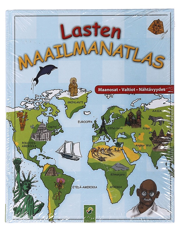 Lasten maailmanatlas - Kollmann, Elina - Tietokirjat ja oppaat - 10105502401 - 0