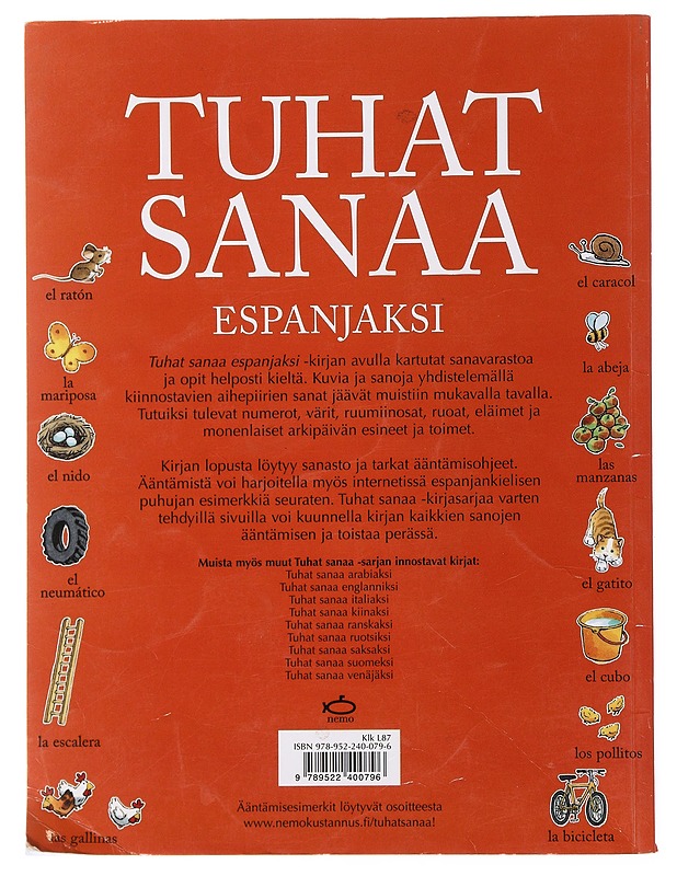 Tuhat sanaa espanjaksi - Amery, Heather - Tietokirjat ja oppaat - 10105502408 - 1