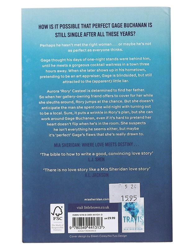 Falling for Gage - Mia Sheridan - Romaanit ja novellit - 10105502419 - 1