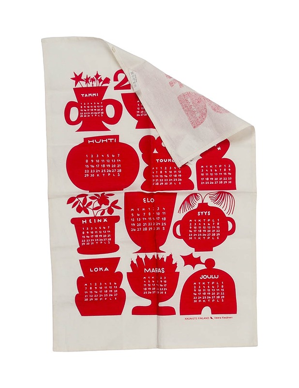 KAUNISTE kalenteri keittiöpyyhe, 2024 - Pyyhkeet - 10105502436 - 0