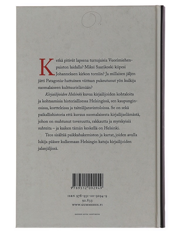 Kirjailijoiden Helsinki - Eino Leino - Elämäkerrat ja muistelmat - 10105502440 - 1