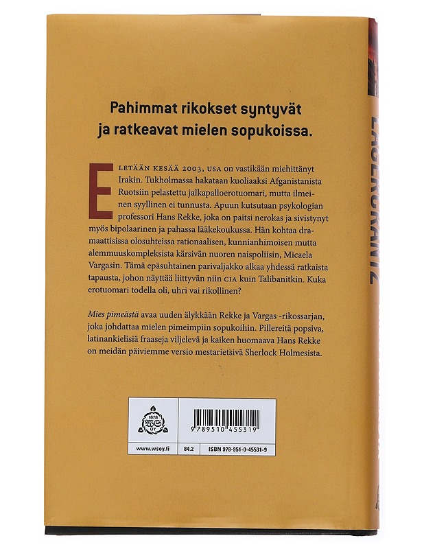 Mies pimeästä - Lagercrantz, David - Jännitys ja dekkarit - 10105502465 - 1