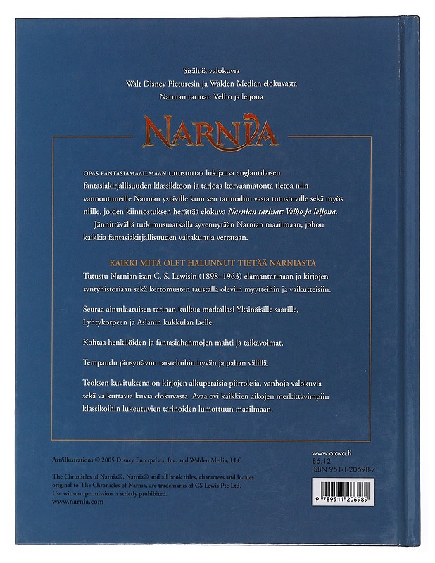 Narnia : opas fantasiamaailmaan - Kirk, E. J. - Fantasia- ja scifi - 10105502474 - 1