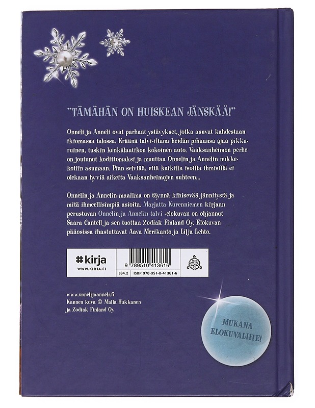 Onnelin ja Annelin talvi - Kurenniemi, Marjatta - Lastenkirjat - 10105502486 - 1