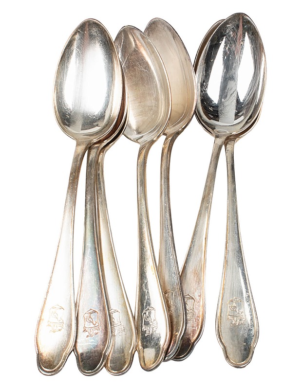 WELLNER hopeoidut lusikat, 7 kpl - Aterimet - 10105502581 - 0