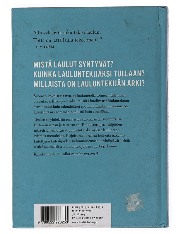 Miten lauluni syntyvät? - Kauppinen, Eetu - Musiikki- ja elokuvakirjat - 10105502602 - 1