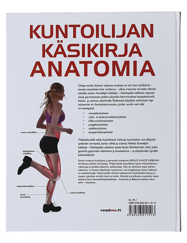 Kuntoilijan käsikirja : anatomia - Liebman, Hollis Lance - Tietokirjat ja oppaat - 10105502626 - 1