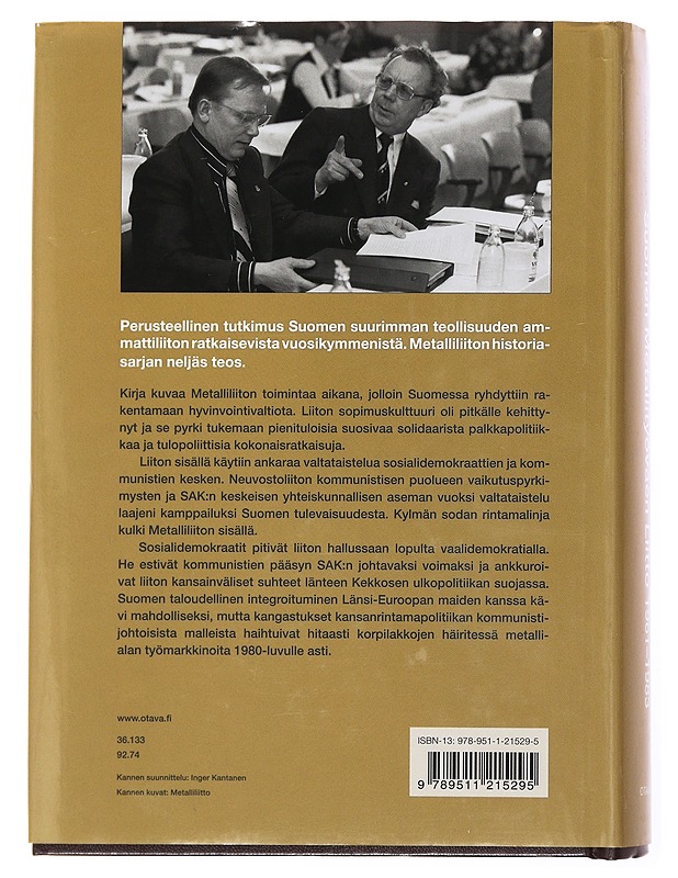 Suomen metallityöväen liitto 1961-1983 - Ketola, Eino - Historiakirjat - 10105502632 - 1