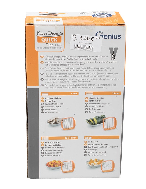 NICER DICER Quick 5-in-1 vihannesleikkuri - Muut astiat - 10105502636 - 1