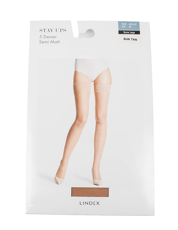 LINDEX Stay Ups 5 den sukat, 40/42 - Asusteet - 10105502688 - 0