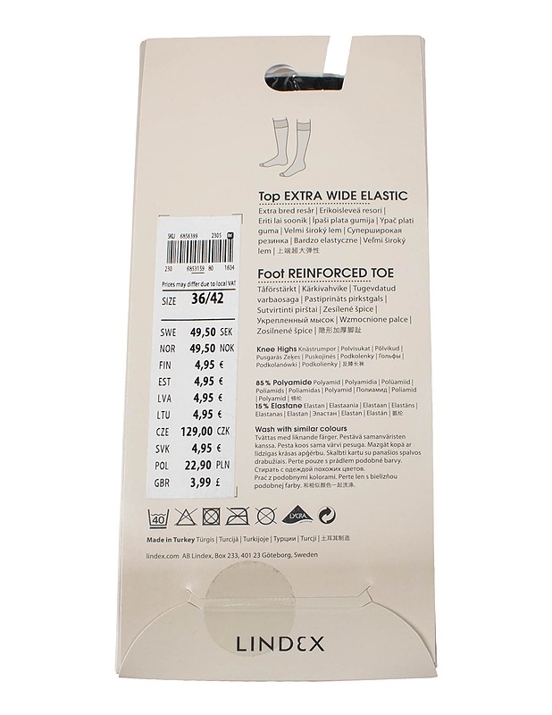 LINDEX  polvisukat, 36-42 - Alusvaatteet - 10105502731 - 1