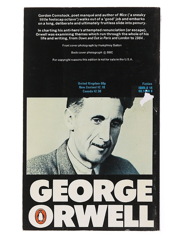 Keep the aspidistra flying - George Orwell - Romaanit ja novellit - 10105502757 - 1