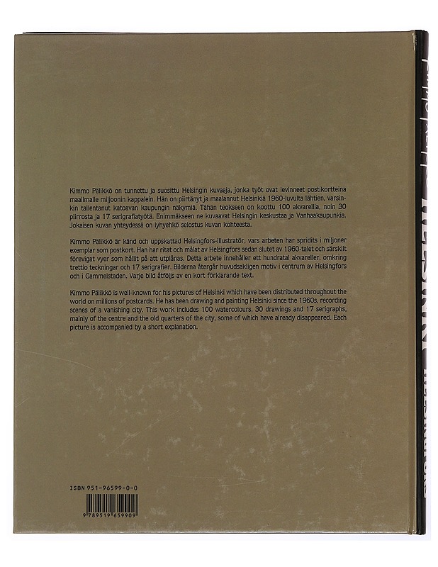 Helsinki/Helsingfors: Paintings - Pälikkö, Kimmo - Historiakirjat - 10105502779 - 1