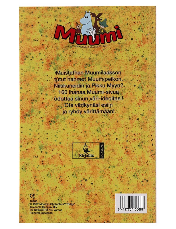Muumi : värityskirja - Lastenkirjat - 10105502836 - 1