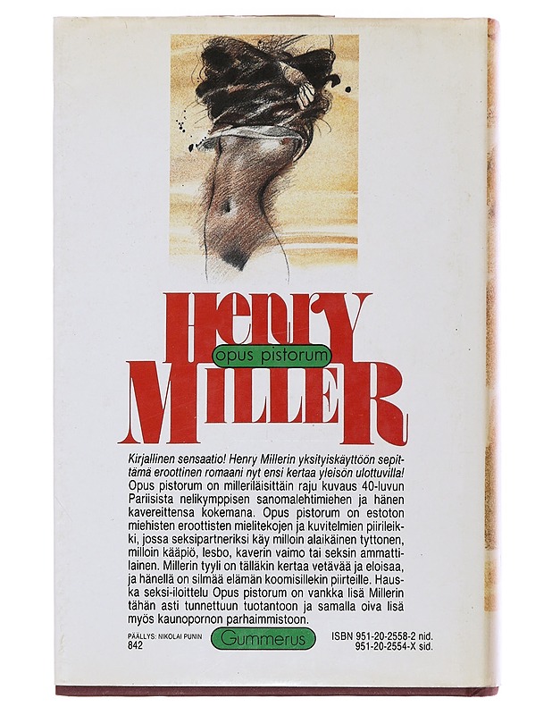 Opus pistorum - Miller, Henry - Romaanit ja novellit - 10105502868 - 1