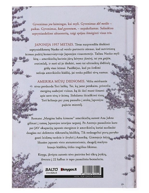 Mergina baltu kimono - Ana Johns - Romaanit ja novellit - 10105502872 - 1