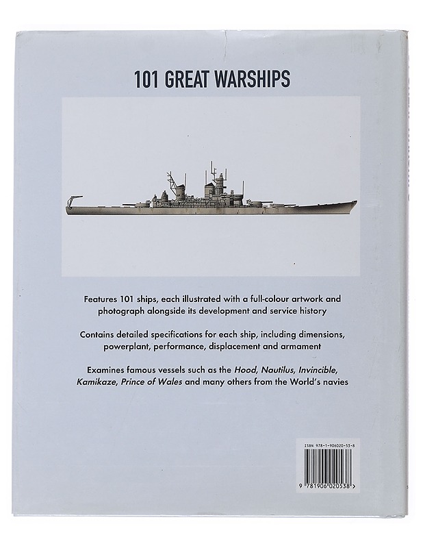 101 Great Warships - Jackson, Robert - Tietokirjat ja oppaat - 10105502964 - 1