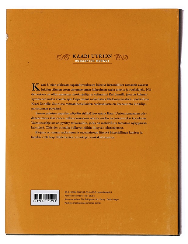 Linnan pidoista pappilan pöytään : Kaari Utrion romaanien herkut - Linnilä, Kai - Historiakirjat - 10105502980 - 1